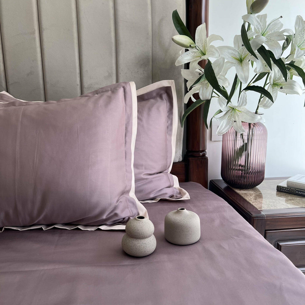 Sadyaska Old Rose Buff Duplex 1 Pcs Bedsheet