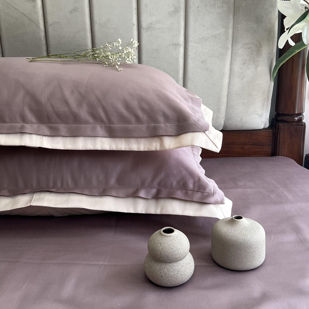 Sadyaska Old Rose Buff Duplex 1 Pcs Bedsheet