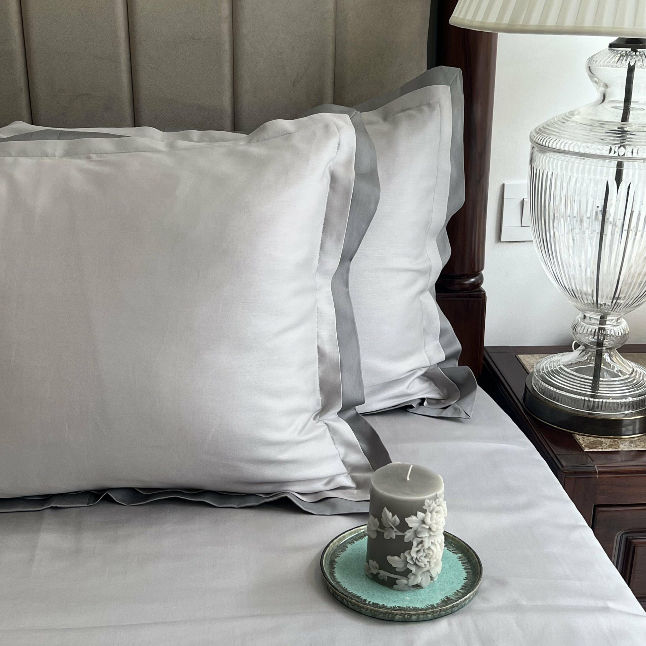 Sadyaska Pearl Grey Slate Duplex 1 Pcs Bedsheet