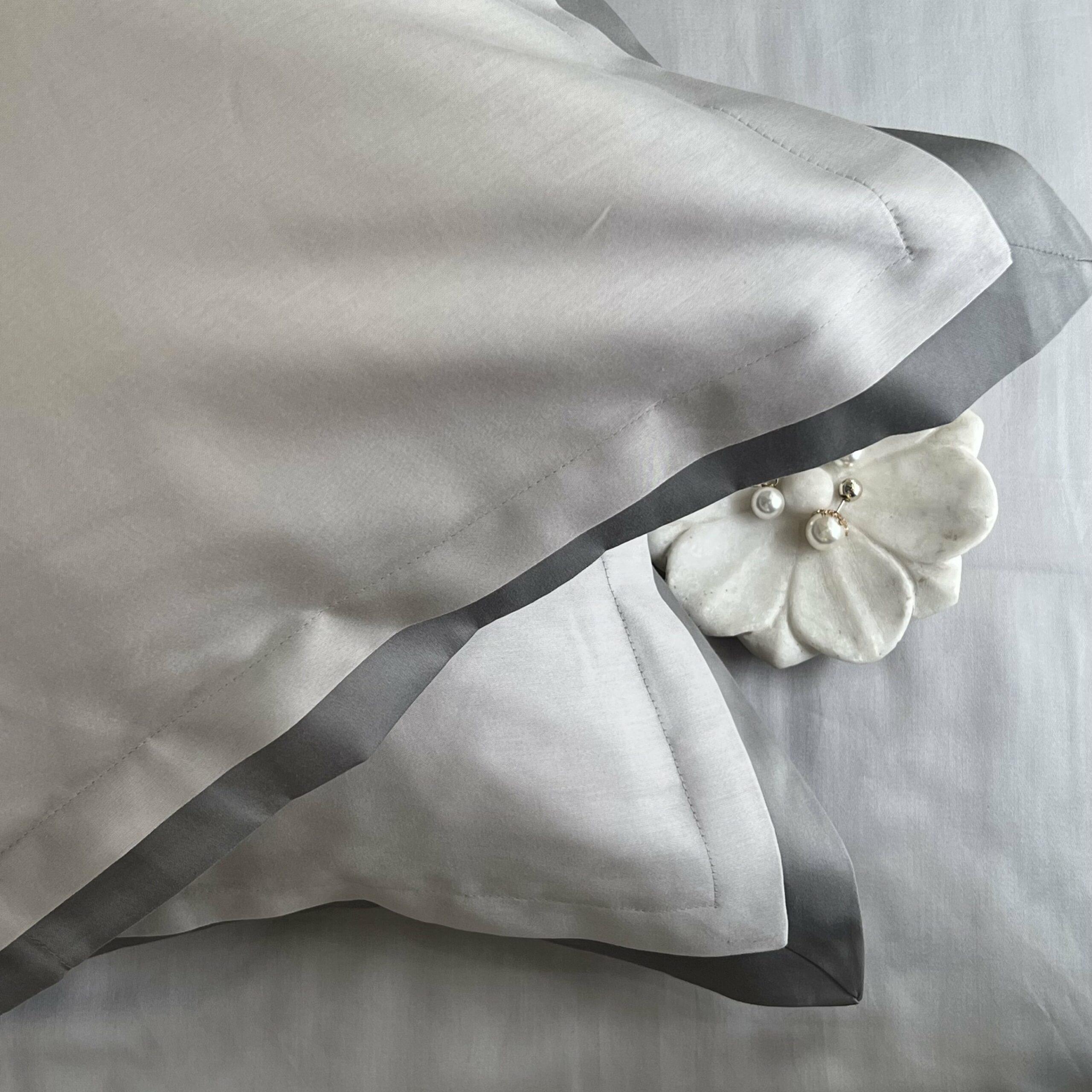 Sadyaska Pearl Grey Slate Duplex 1 Pcs Bedsheet