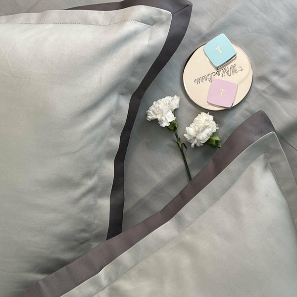 Sadyaska Sage Green Elephant Grey Duplex 1 Pcs Bedsheet