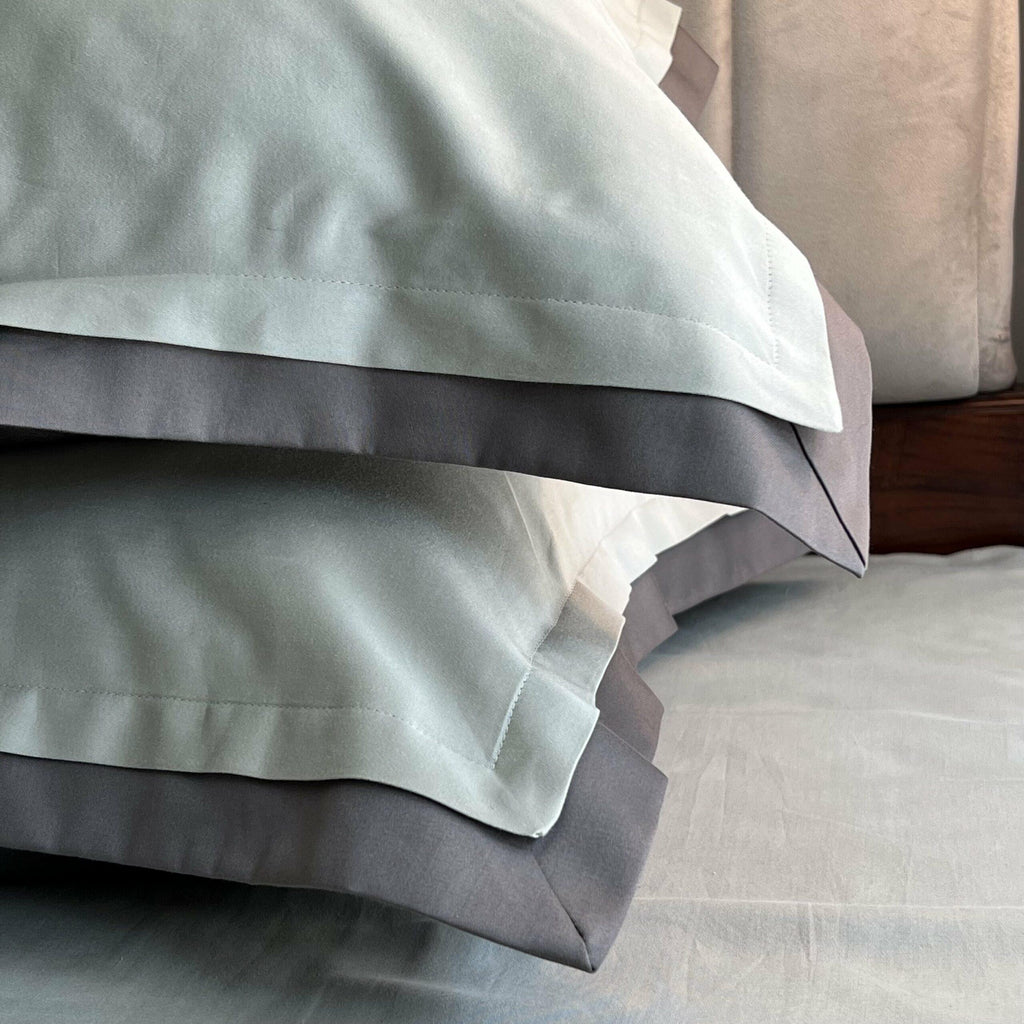 Sadyaska Sage Green Elephant Grey Duplex s (Set of 2) 1 Pcs Pillow Cover