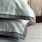 Sadyaska Sage Green Elephant Grey Duplex 1 Pcs Bedsheet