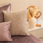 Sadyaska Decorative Dandelion Silver Velvet 16x16 1 Pcs Cushion Cover