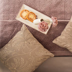 Sadyaska Decorative Dandelion Silver Velvet 16x16 1 Pcs Cushion Cover