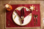 Sadyaska Deal and Dine - Set of 2 Placemats & 2 Napkins 1 Pcs Table Linen
