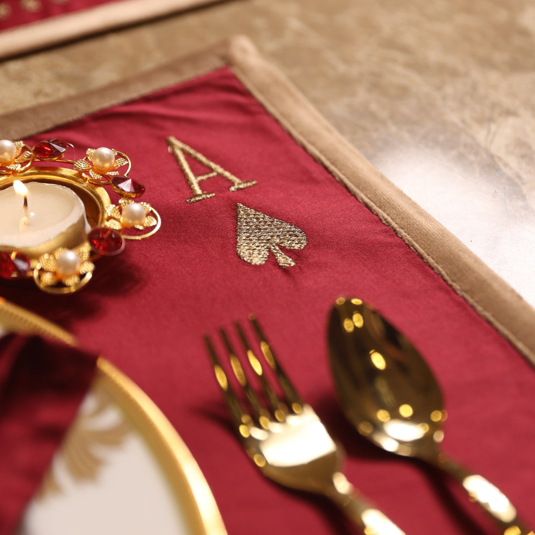 Sadyaska Deal and Dine Embroidered Set 13 Pcs Table Linen