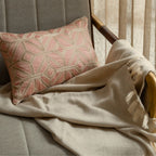 Sadyaska Diamond Clay Woven Throw with s 1 Pcs Euro Sham