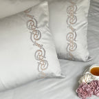 Sadyaska 600TC Cotton Diana Platinum Beyond Set 1 Pcs Bedsheet