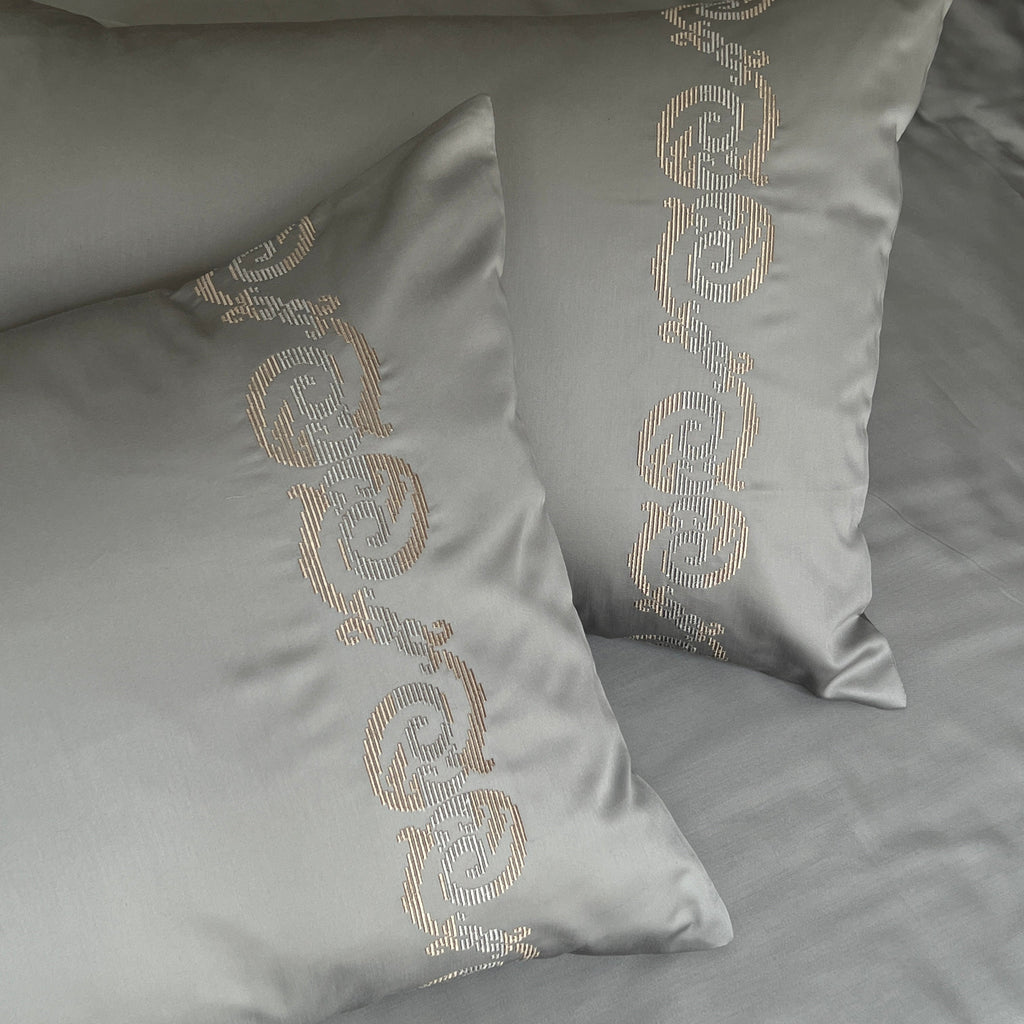 Sadyaska 600TC Cotton Diana Steel Grey Beyond Set 1 Pcs Bedsheet