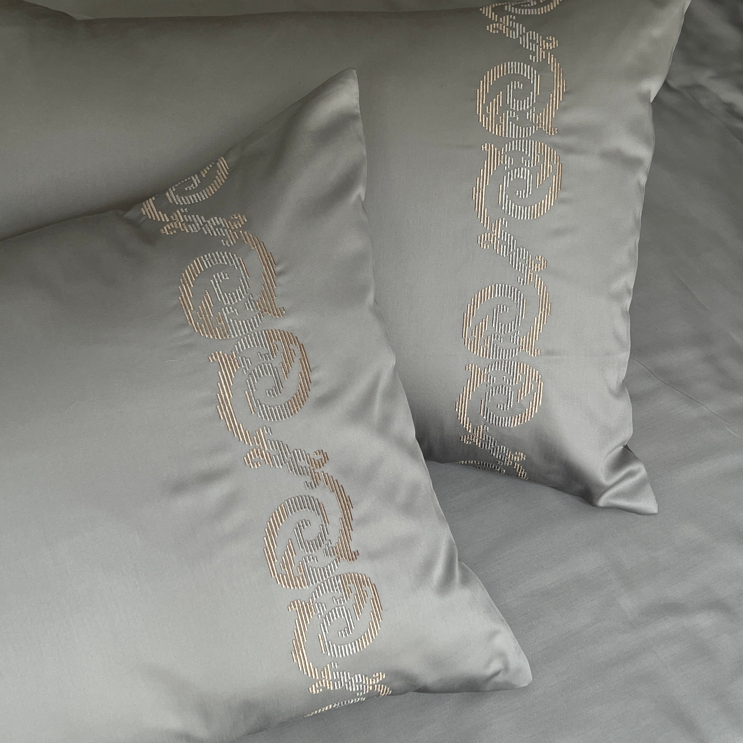 Sadyaska 600TC Cotton Diana Steel Grey Beyond Set 1 Pcs Bedsheet