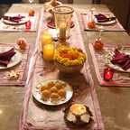 Sadyaska Culinary Elegance Printed Velvet Table 1 Pcs Runner