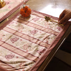 Sadyaska Culinary Elegance Printed Velvet Set 13 Pcs Table Linen