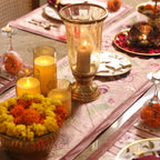 Sadyaska Culinary Elegance Printed Velvet Set 13 Pcs Table Linen