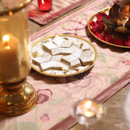 Sadyaska Culinary Elegance Printed Velvet Table 1 Pcs Runner