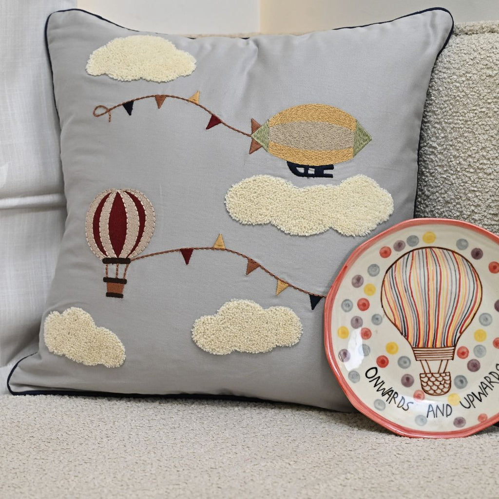 Sadyaska The Little Explorer Navy and Dark Grey Kids 10 Pcs Bedding Set