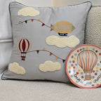 Sadyaska The Little Explorer Navy and Dark Grey Kids 10 Pcs Bedding Set