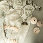 Sadyaska Evan Mist Woven Throw with s 1 Pcs Cushion Cover
