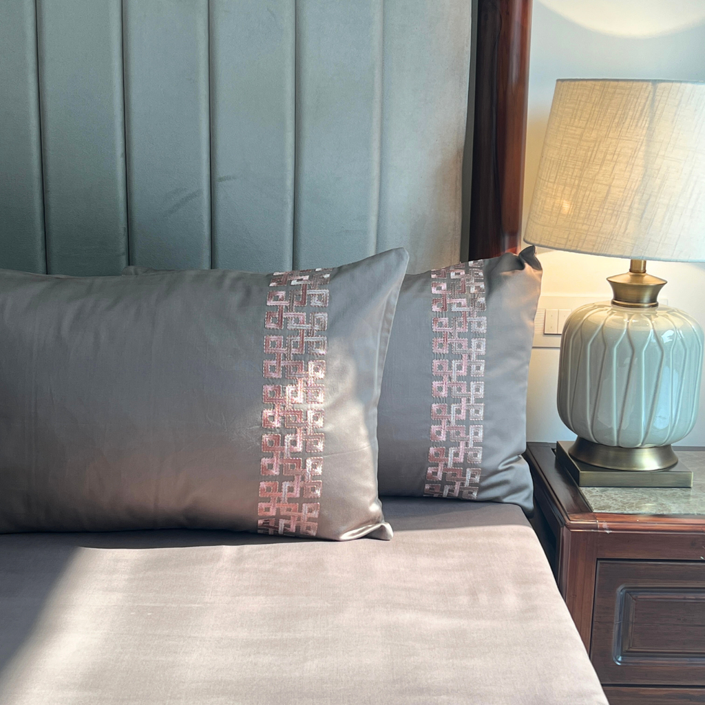 Sadyaska Evara Taupe Dreams 1 Pcs Bedsheet