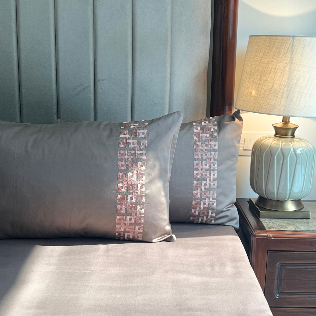 Sadyaska Evara Taupe Dreams 1 Pcs Bedsheet