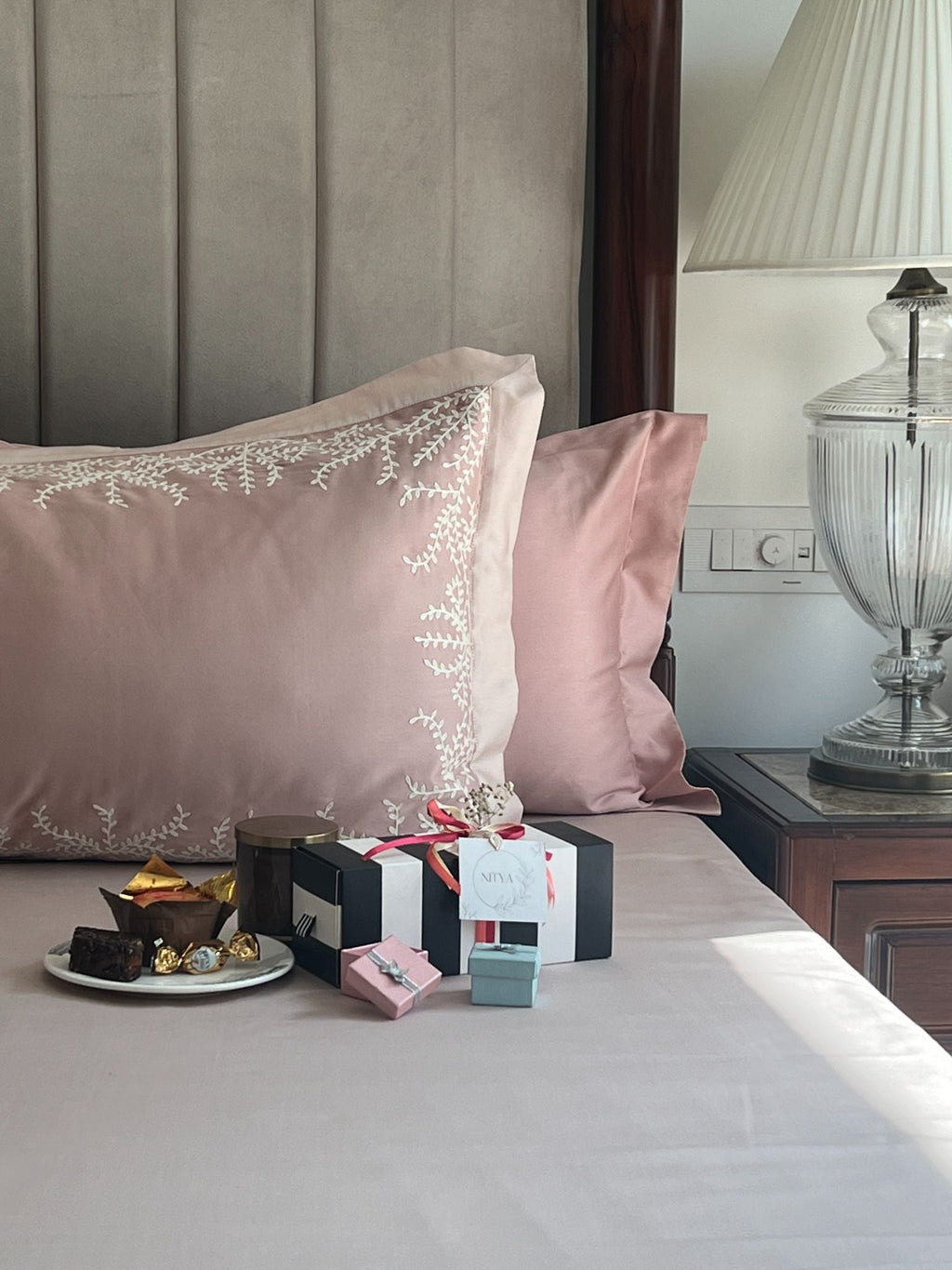 Sadyaska Faith Rose Buff Desire Cotton Set 5 Pcs Bedsheet