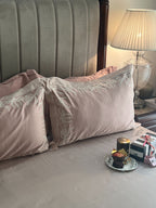Sadyaska Faith Rose Buff Desire Cotton Set 5 Pcs Bedsheet