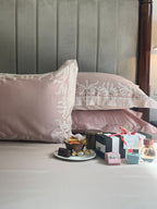 Sadyaska Faith Rose Buff Desire Cotton Set 5 Pcs Bedsheet