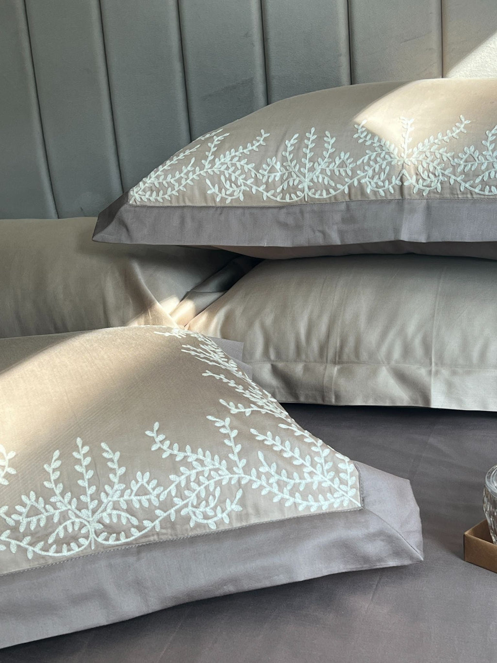 Sadyaska Faith Sand Taupe Desire Cotton Set 5 Pcs Bedsheet