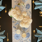 Sadyaska Floral Grey Set 13 Pcs Table Linen