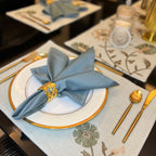 Sadyaska Floral Sage Green Set 13 Pcs Table Linen