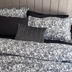 Sadyaska Black Rose Printed Cotton 1 Pcs Duvet Cover