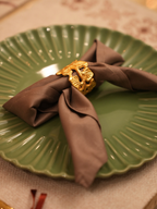 Sadyaska Auric Napkin Rings Set of Six 1 Pcs Product