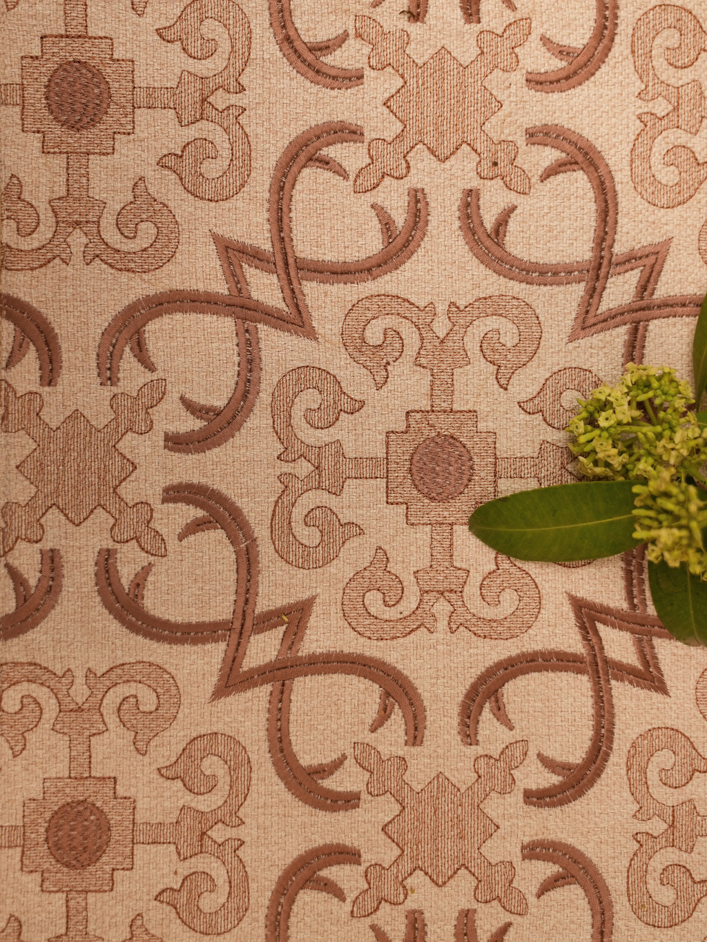 Sadyaska Geo Beige Set 13 Pcs Table Linen