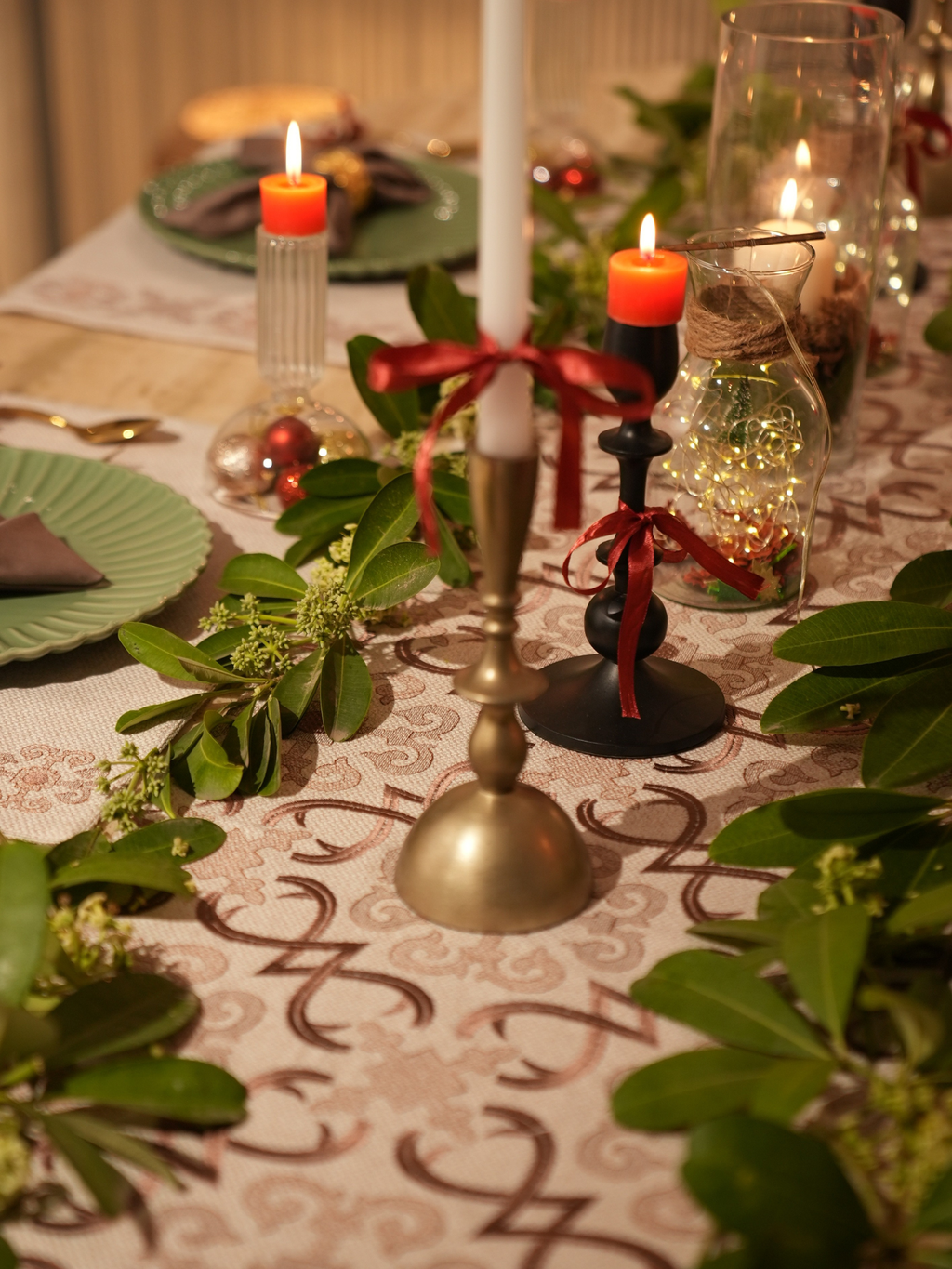 Sadyaska Geo Beige Table 1 Pcs Runner