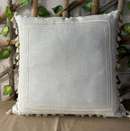 Sadyaska Heritage Grey Embroidered Cotton Slub 1 Pcs Euro Sham