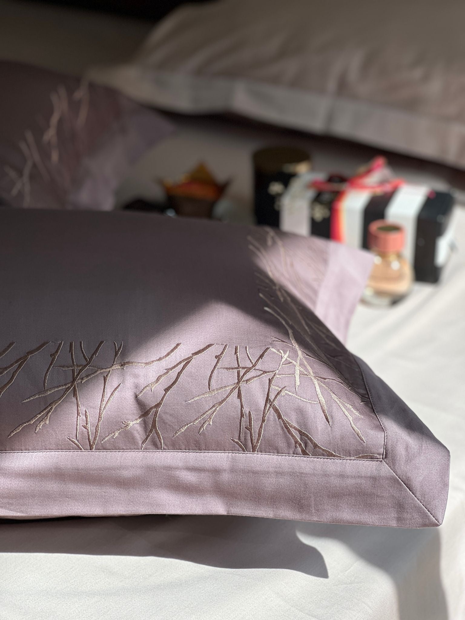 Sadyaska Hope Old Rose Buff Desire Cotton Set 5 Pcs Bedsheet