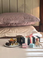 Sadyaska Hope Old Rose Buff Desire Cotton Set 5 Pcs Bedsheet
