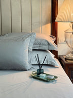 Sadyaska Hope Slate Pearl Grey Desire Cotton Set 5 Pcs Bedsheet