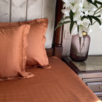 Sadyaska Luxe Rust 1 Pcs Bedsheet