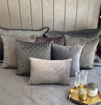 Sadyaska Staron Dark Grey Velvet Trousseau Set 13 Pcs Product