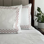 Sadyaska Cube Whites 1 Pcs Bedsheet