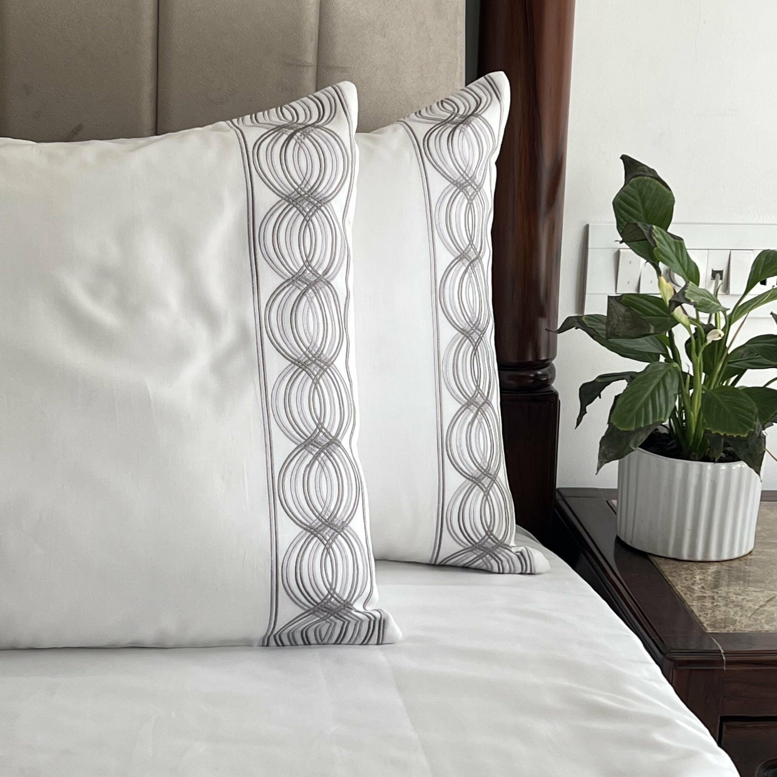 Sadyaska Surge Whites 1 Pcs Bedsheet