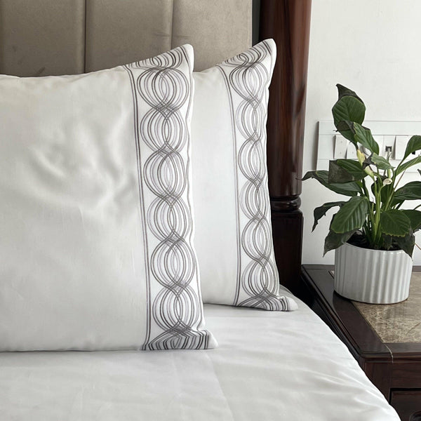 Sadyaska Surge Whites 1 Pcs Bedsheet