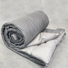 Sadyaska Pearl Grey and Slate 300TC Cotton Reversible Downfill 1 Pcs Quilt