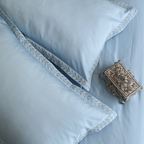 Sadyaska 600TC Cotton Lappic Sea Blue Beyond Set 1 Pcs Bedsheet