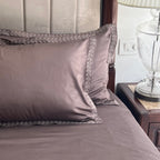 Sadyaska 600TC Cotton Lappic Cocoa Beyond Set 1 Pcs Bedsheet