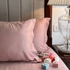 Sadyaska Ornate Old Rose And Dark Grey Cotton Rich Trousseau Set 10 Pcs Product