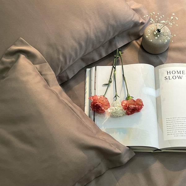 Sadyaska Luxe Taupe 1 Pcs Bedsheet