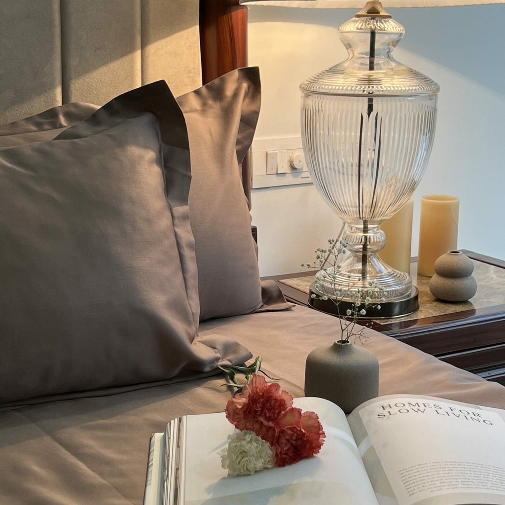 Sadyaska Luxe Taupe 1 Pcs Bedsheet