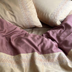 Sadyaska Delight Honey Mustard Terracotta Dreams 1 Pcs Duvet Cover Set